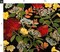 Black Floral Botanical Jungle Tropical Hawaiian Mimosa Tree Flowers Foliage Large Scale Custom Printed Fabric by Spoonflower Various Fabrics by the Yard or Fat Quarter